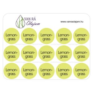 Lemon Grass kupak címke
