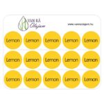 Lemon kupak címke